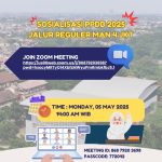 Sosialisasi PPDB 2025 Jalur Reguler MAN 4 Jakarta Tanggal: 5 Mei 2025, 14:00 WIB