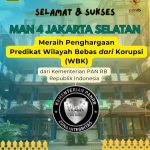 MAN 4 Jakarta Selatan Raih Predikat WBK dari Kementerian PAN RB, Wujud Komitmen Menuju Pelayanan Prima