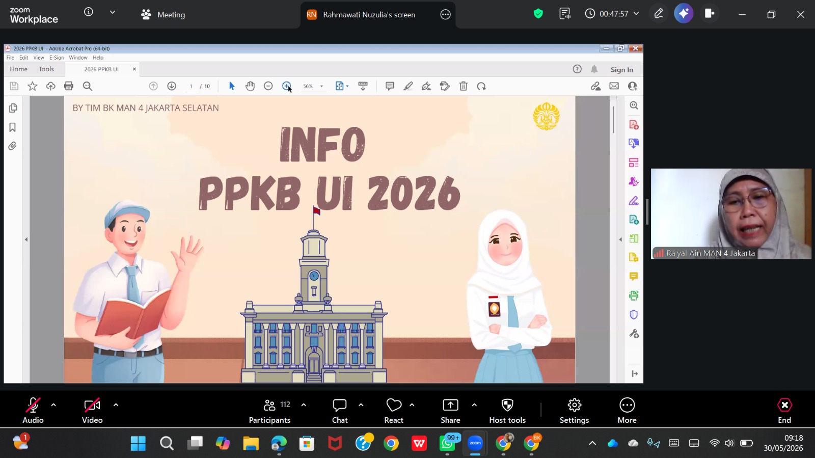 Strategi Jitu MAN 4 Jakarta Selatan: Sosialisasi PPKB UI Dibidik Serap Lebih Banyak Murid