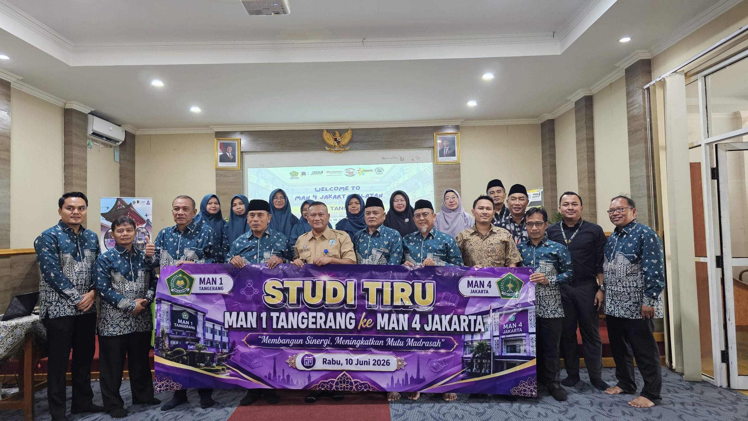 MAN 4 Jakarta Selatan Terima Kunjungan Studi Tiru MAN 1 Tangerang